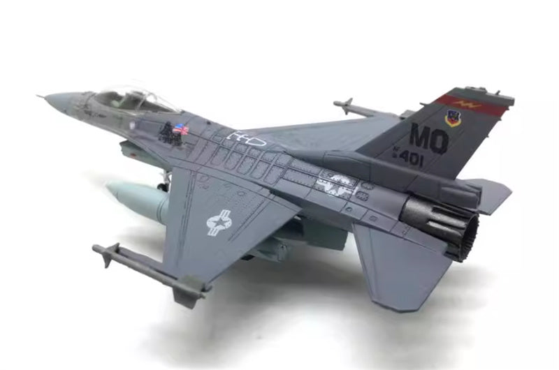 FLOZ US Air Force F-16c Fighting Falcon fighter jet 1:100 Aircraft Pre-built Model