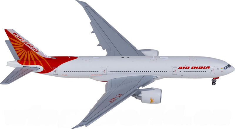 JC Wings Air India Boeing 777-200LR VT-AEF Flaps Down 1:400 Diecast Model view 2