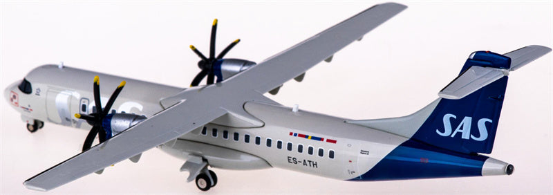 Herpa SAS for ATR-72-600 ES-ATH 1:200 Aircraft Pre-built  Airliner Model Display