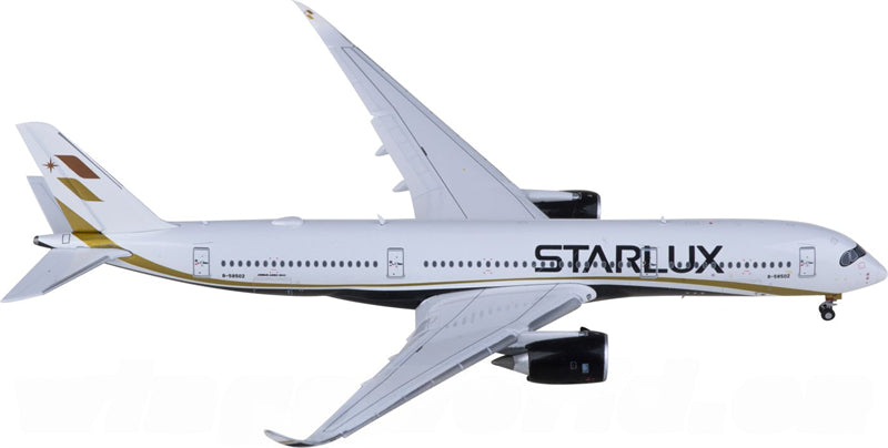 JC Wings Starlux Airlines for Airbus A350-900XWB B-58502 Flaps Down 1:400 Airplane Pre-built Airliner Model Display
