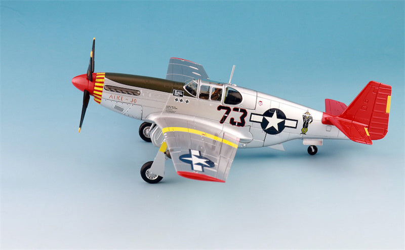 HOBBY MASTER P51C Mustang USAAF Alice-Jo flown by Pilot Capt. Wendell Pruitt 302nd FS Ramitelli Italy 1944 0.075 Aircraft Pre-built Model