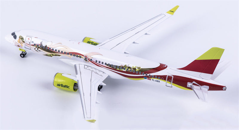 Herpa 1:200 airBaltic Airbus A220-300 YL-ABX  ABS Model