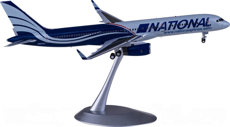 NG Models National Airlines for Boeing 757-200 N567CA 1:200 Airplane Pre-built  Airliner Model Display
