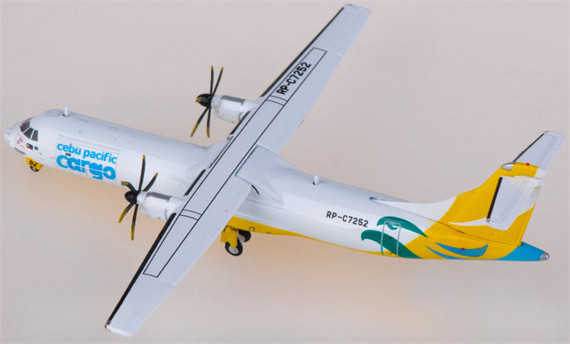 JC Wings Cebu Pacific Air for ATR-72-500F RP-C7252 1:400 Airplane Pre-built  Airliner Model Display