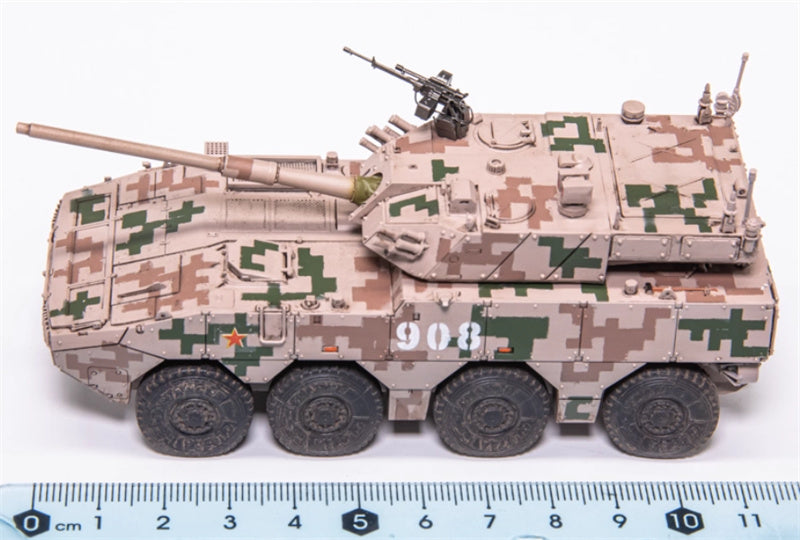 ACE HOBBY Chinese 105mm wheeled tank self-propelled assault Desert Digital 1:72 Tank Pre-built Model