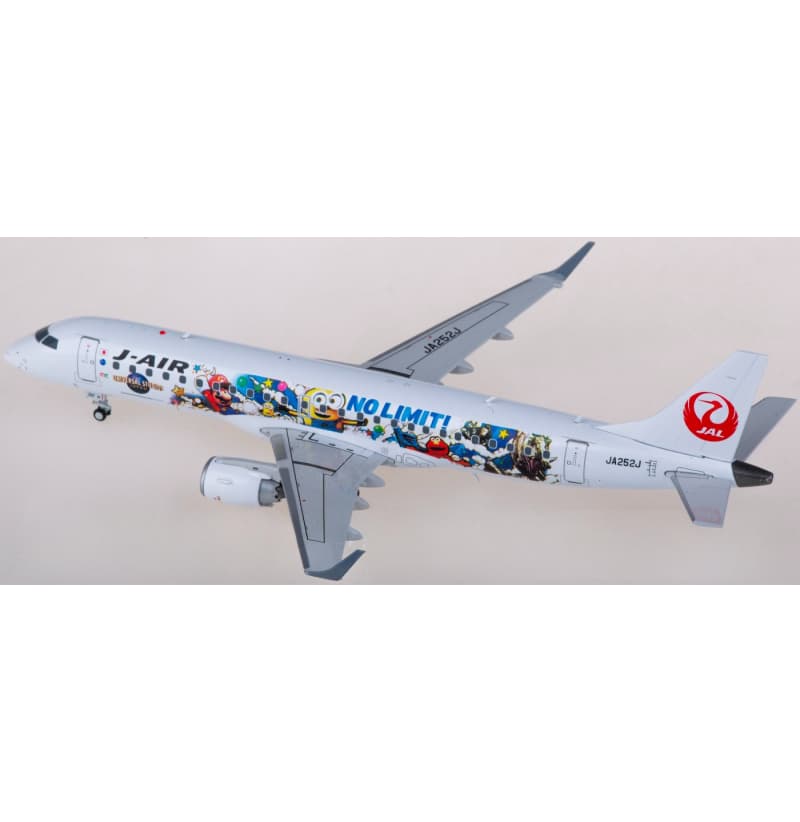 JC Wings J-Air Embraer 190-100STD JA252J 1:200 Aircraft Pre-built  Airliner Model Display