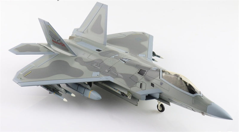 HOBBY MASTER F22 Raptor USAF 91-001 Spirit of America Raptor 01 (underwing WPN 2 x AGM-158 8 x AIM-120 2 x fuel tanks) 1:72 Aircraft Pre-built Model