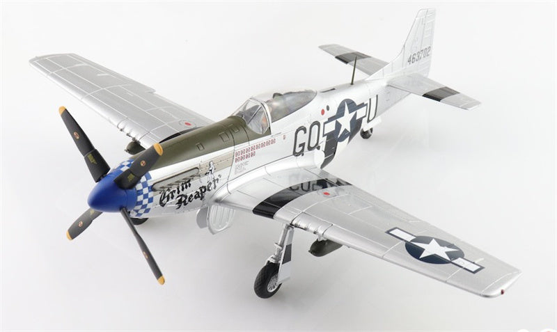 HOBBY MASTER P51D Mustang Grim Reaper 463702 355th FS 9th USAAF 1945 0.075 Aircraft Pre-built Model
