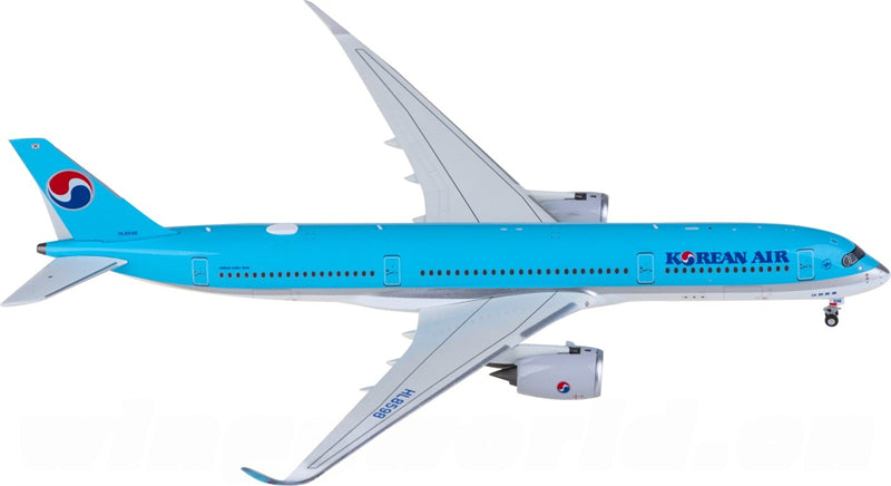 NGmodels Korean Air for Airbus A350-900 HL8598 1:400 Airplane Pre-built  Airliner Model Display