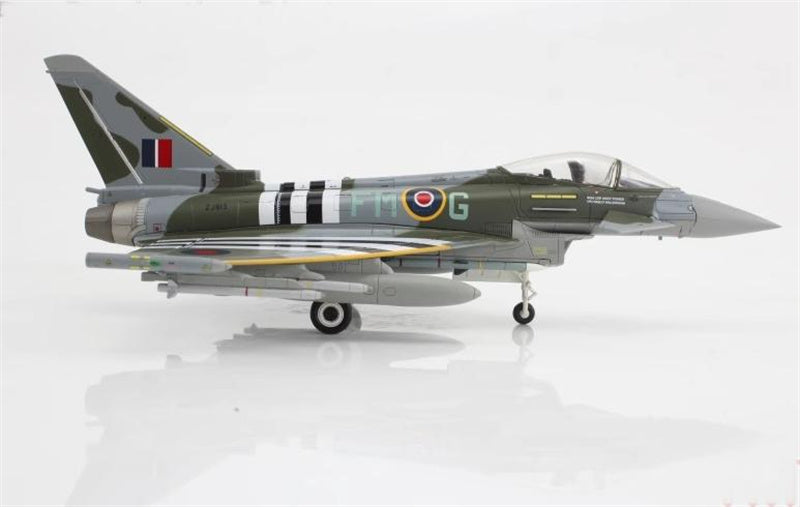 HOBBY MASTER Eurofighter Typhoon FGR4 ZJ913/FM-G RAF 2024 (w/2 x empty pylon, 1 center fuel tank) 1:72 Airplane Pre-built Model