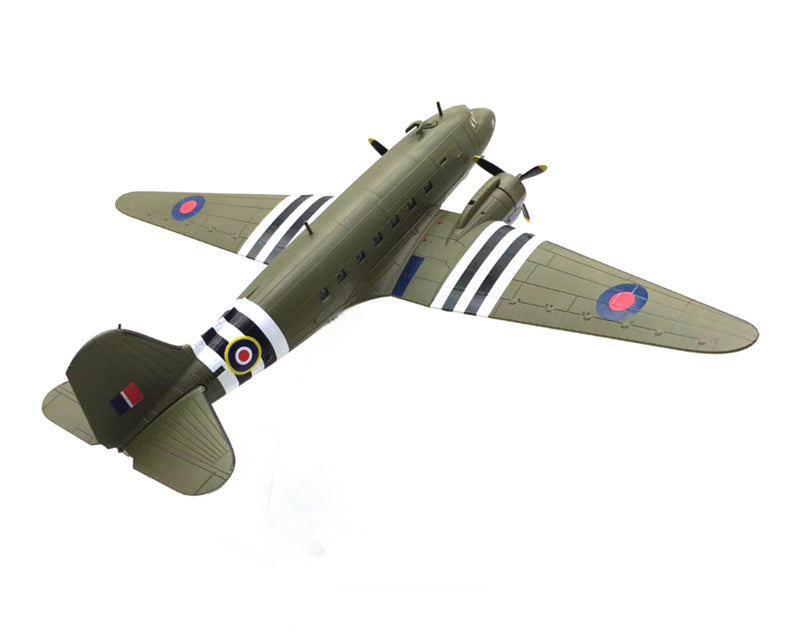 FLOZ Douglas C-47 Air Train Transport Aircraft UK 1:100 Aircraft Pre-built Model