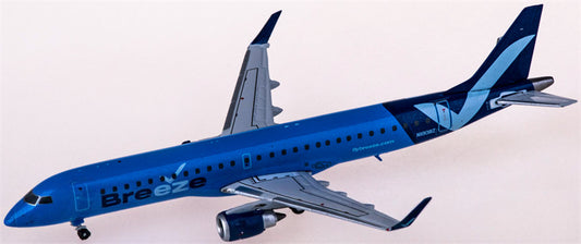 Geminijets Breeze Airways Embraer ERJ-195AR N190BZ 1:400 Diecast Model view 1