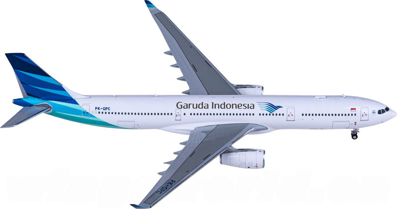 JC Wings Garuda Indonesia Airbus A330-300 PK-GPC 1:400 Diecast Model view 4