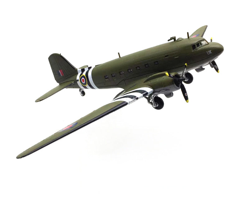 FLOZ Douglas C-47 Air Train Transport Aircraft UK 1:100 Aircraft Pre-built Model