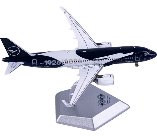 HX Models 1:400 Lufthansa Airbus A320neo D-AIND 100 Years DIECAST Model