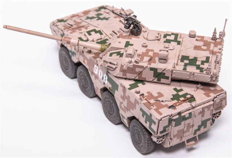 ACE HOBBY Chinese 105mm wheeled tank self-propelled assault Desert Digital 1:72 Tank Pre-built Model