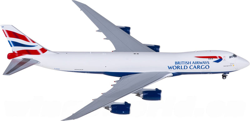 JC Wings British Airways World Cargo Boeing 747-8F G-GSSF 1:400 Diecast Model view 1