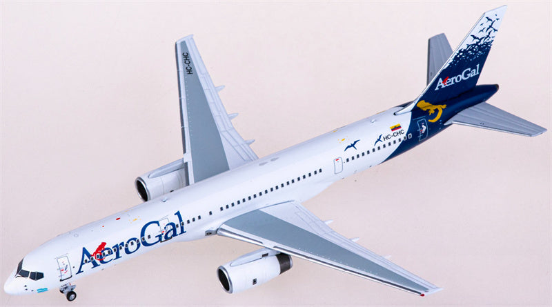 NG Models AeroGal Boeing 757-200 HC-CHC 1:400 Diecast Model view 2