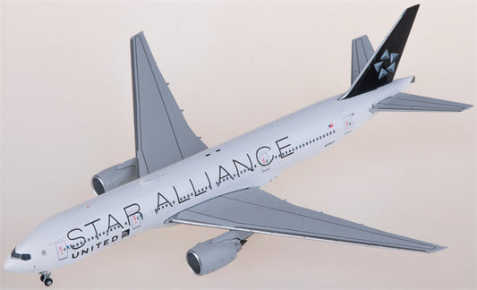 NG Models United Airlines Boeing 777-200ER N794UA Star Alliance 1:400 Diecast Model view 1