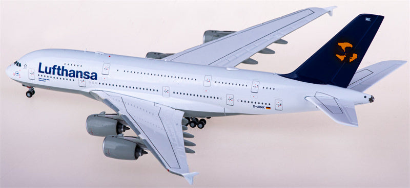 JC Wings Lufthansa for Airbus A380 D-AIMK 1:400 Airplane Pre-built  Airliner Model Display