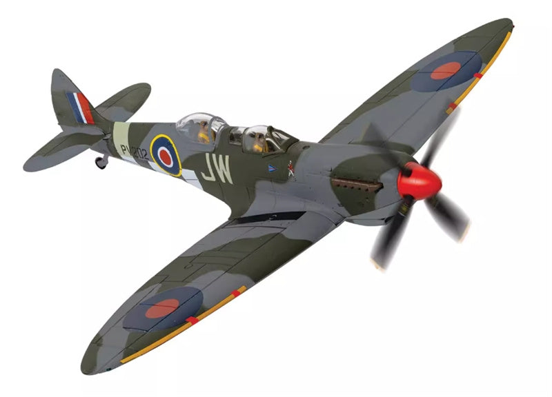 CORGI Supermarine Spitfire T9 - PV202 - Aerial Collective - Duxford Airfield 1:72 Airplane Pre-built Model