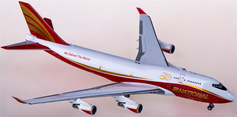 JC Wings National Airlines Boeing 747-400BCF N936CA 1:400 Diecast Model view 1