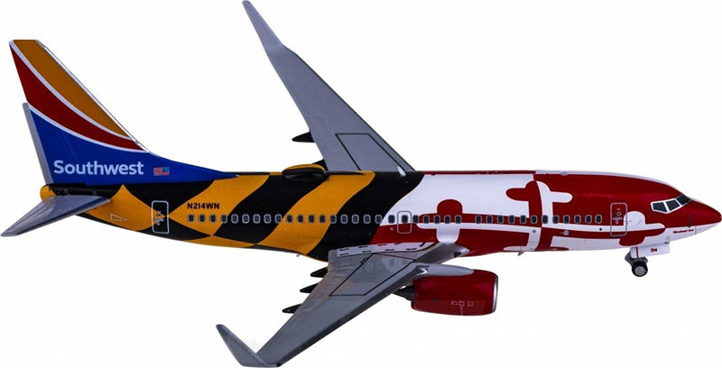 NG models Southwest Airlines Boeing 737-700 N214WN 1:400 Diecast Model view 1