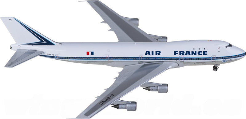 フェニックス製 エアフランス ボーイング747-100 F-BPVC 1:400スケール 飛行機組み立て済み旅客機モデル ディスプレイ