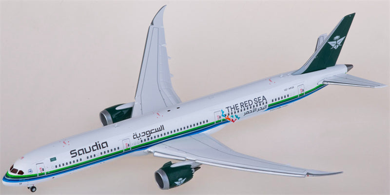 JC Wings Saudia Boeing 787-10 Dreamliner HZ-AR33 Flaps Down 1:400 Diecast Model view 1