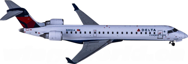 Geminijets Delta Air Lines for Bombardier CRJ700 N391CA 1:400 Airplane Pre-built  Airliner Model Display