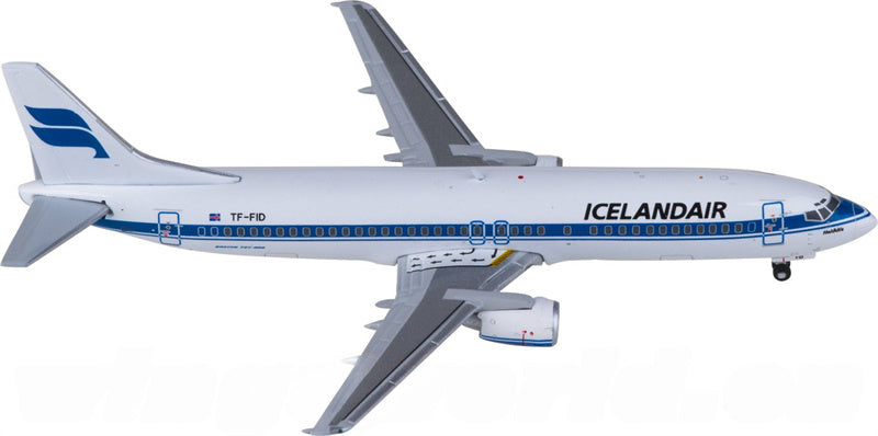 JC Wings Icelandair Boeing 737-400 TF-FID 1:400 Diecast Model view 2