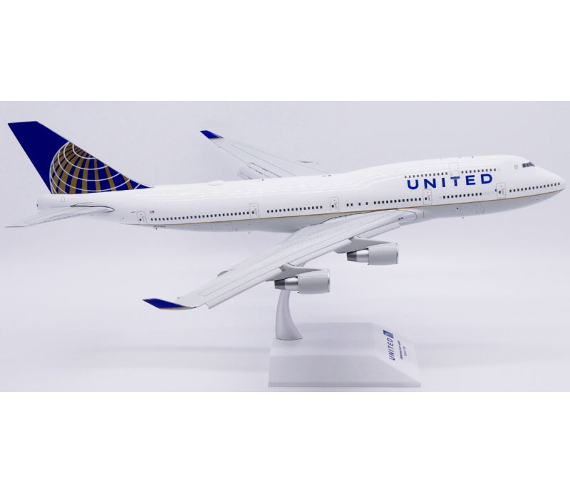 JC Wings 1:200 United Airlines B747-400 N175UA Flaps down DIECAST Model