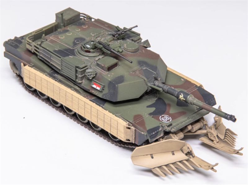 Dragon M1A1 AIM TUSK W/Mine Plow (Plowing Mode) 1:72 Tank Pre-built Model