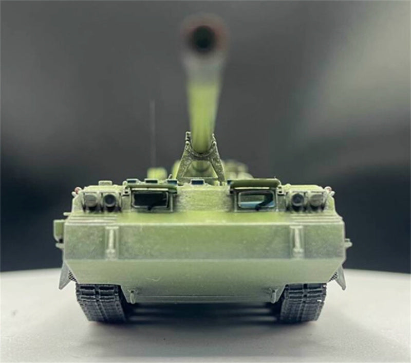 AM Russian Pion 2S7M M-1975 self-propelled howitzer with random tank numbers 1:72 Tank Pre-built Model