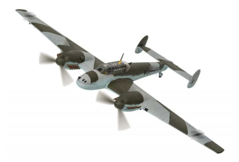 CORGI Messerschmitt Bf110D VJ+OQ Rudolf Hess, Eaglesham, Scotland, 10th May 1941 1/72 Aircraft Pre-built Model