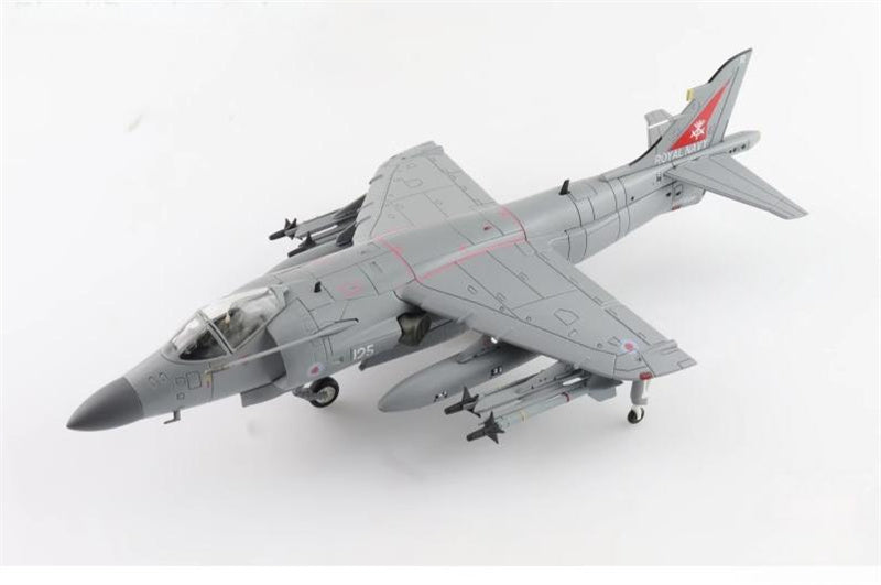HOBBY MASTER Sea Harrier FA.2 ZH804 Royal Navy Fairford 2002 (w/ Sea Eagle missiles) 1:72 Airplane Pre-built Model