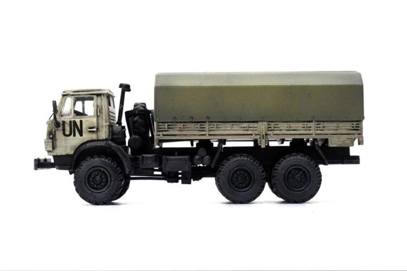 ACE HOBBY Kamaz 43101 military vehicle UN truck stationed in Afghanistan 1:72 Tank Pre-built Model