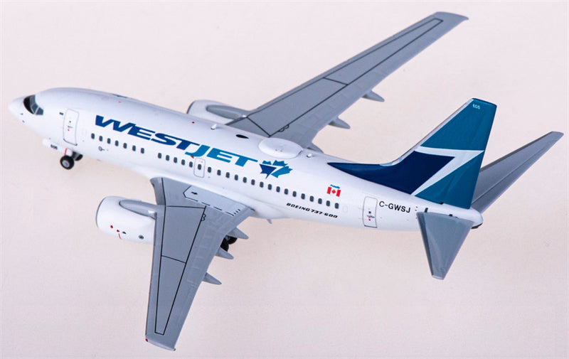 NG Models WestJet Boeing 737-600 C-GWSJ 1:400 Diecast Model view 2
