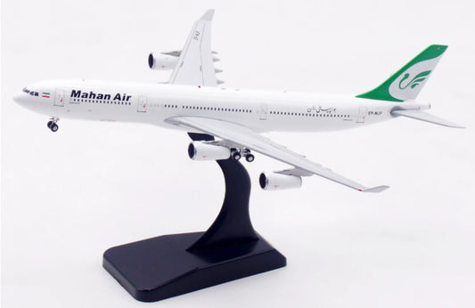 Aviation 1:400 Mahan Air A340-300 EP-MJF  DIECAST Model