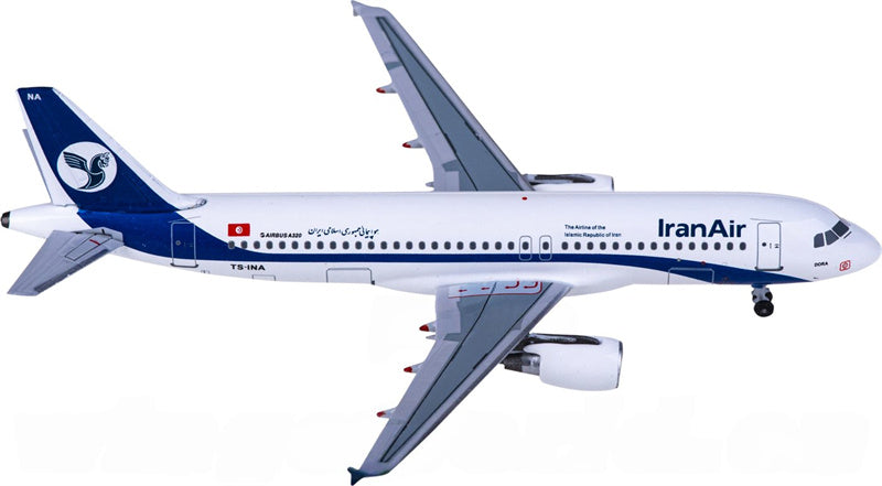 AeroClassics Iran Air Airbus A320 TS-INA 1:400 Diecast Model view 1