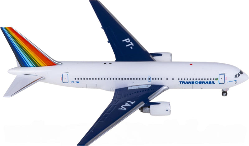 AeroClassics Trans Brazil Boeing 767-200 PT-TAA 1:400 Diecast Model view 1