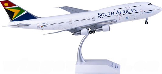JC Wings South African Airways Boeing 747-300 ZS-SAT 1:200 Diecast Model view 1