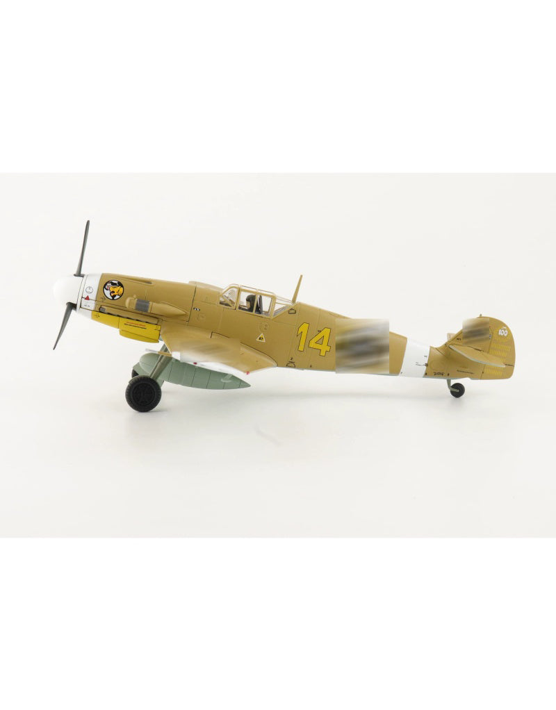 HOBBY MASTER Lufwaffe BF 109F-4 3/JG27 1:48 Model 1942  Marseille Yellow 14