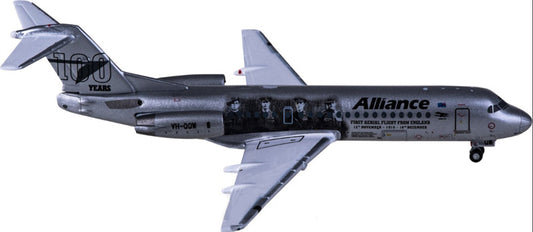 Geminijets Alliance Airlines Fokker 70 VH-QQW Vickers Vimy 100 Years 1:400 Diecast Model view 1