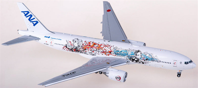 JC Wings ANA Boeing 777-200ER JA745A Flaps Down 1:400 Diecast Model view 1