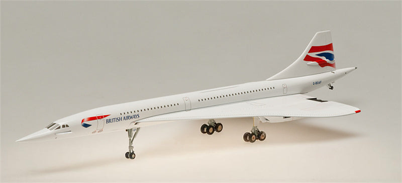 Hogan BRITISH AIRWAYS CONCORDE G-BOAF 1:200 Diecast Model view 3