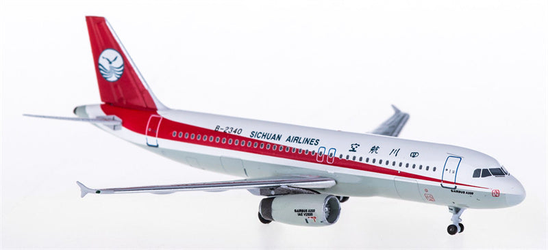 AeroClassics Sichuan Airlines Airbus A320 B-2340 1:400 Diecast Model view 4
