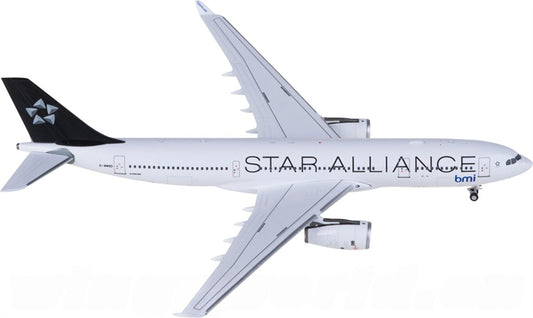 NG Models BMI Airbus A330-200 G-WWBD Star Alliance 1:400 Diecast Model view 1
