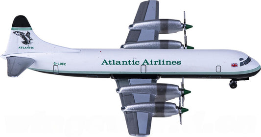 AeroClassics Atlantic Airlines Lockheed L-188 G-LOFC 1:400 Diecast Model view 1