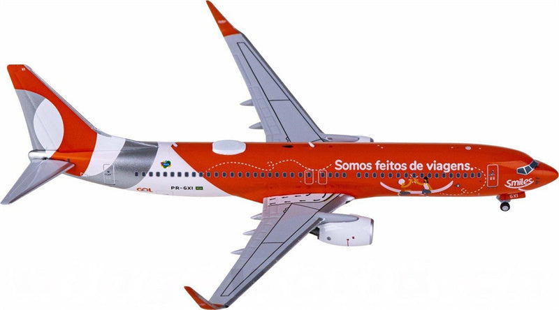 NG Models GOL Boeing 737-800 PR-GXI 1:400 Diecast Model view 1